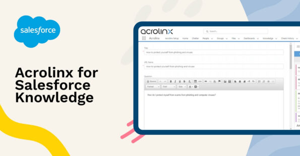 Acrolinx for salesforce knowledge