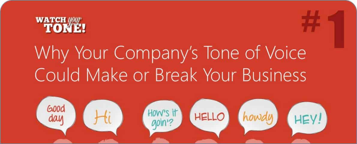 Why your tone of voice could make or break your business