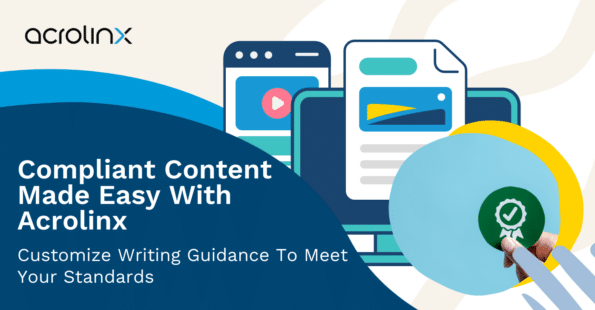 Compliant Content Made Easy With Acrolinx guide landing page image.