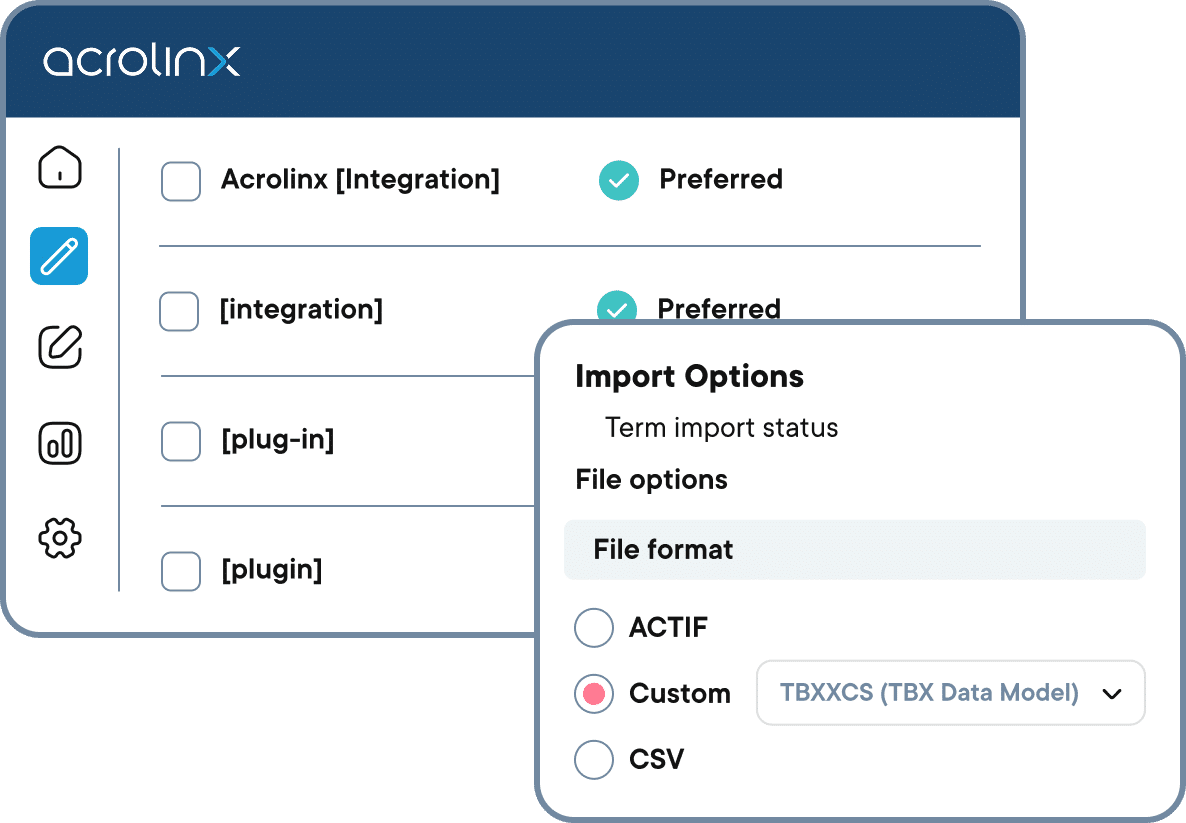 Terminology management